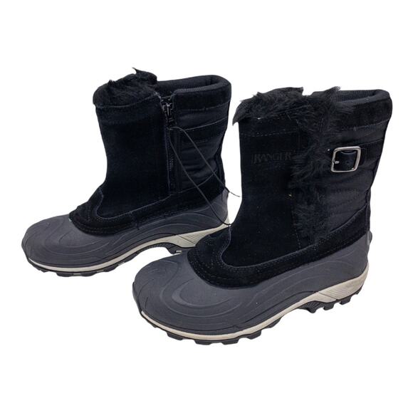 Ranger Waterproof Cardinal Lined Winter Duck Boots Thinsulate 6 Women's Black - Picture 2 of 7